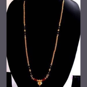 Simple Chain Mangalsutra Design Gold Price