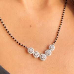 Womens Diamond Mangalsutra Design