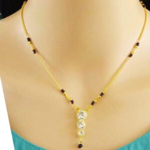 Latest Gold Short Mangalsutra Designs