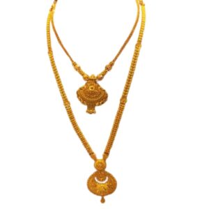 Long Mangalsutra Design Gold
