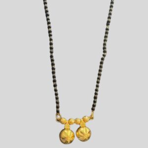 Long Marathi Mangalsutra Design For Bridal