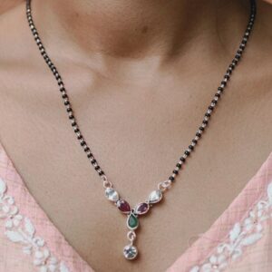 Silver Mangalsutra Design Chandukaka Saraf