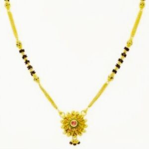 Simple Mangalsutra Design Gold Latest 2024